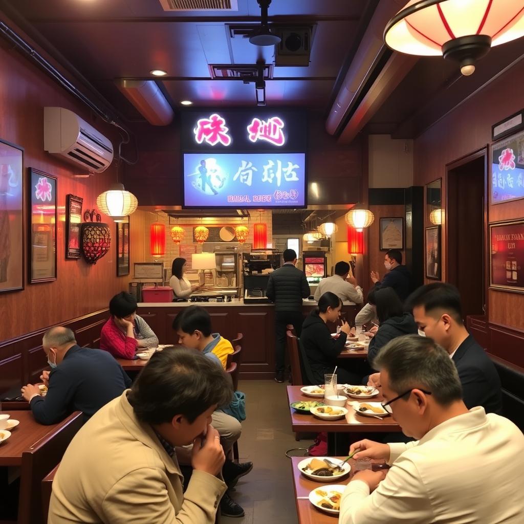 Authentic dining experience at Lanzhou beef noodle restaurant near me