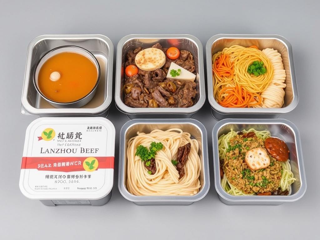 Delivery packaging for Lanzhou beef noodles near me