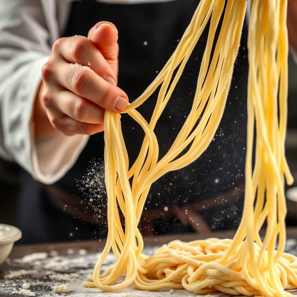 Master chef hand-pulling Lanzhou beef noodles near me