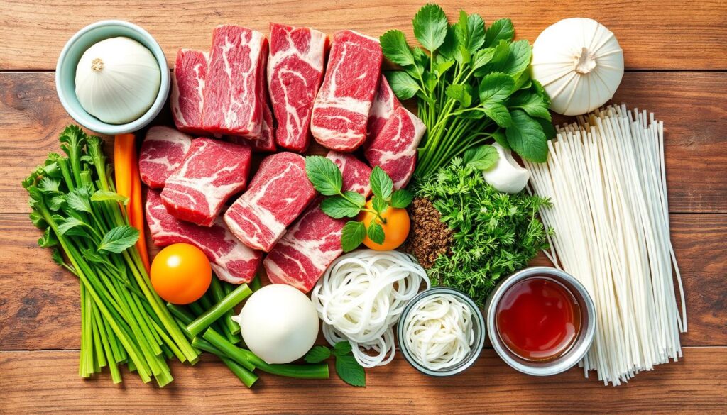 Premium ingredients for Lanzhou beef noodles near me