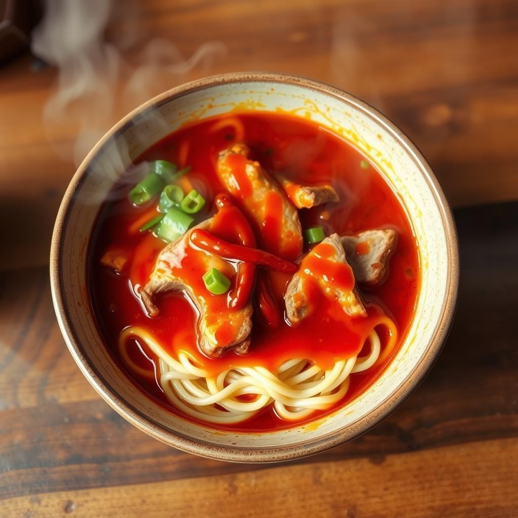 Spicy Lanzhou beef noodles variation near me